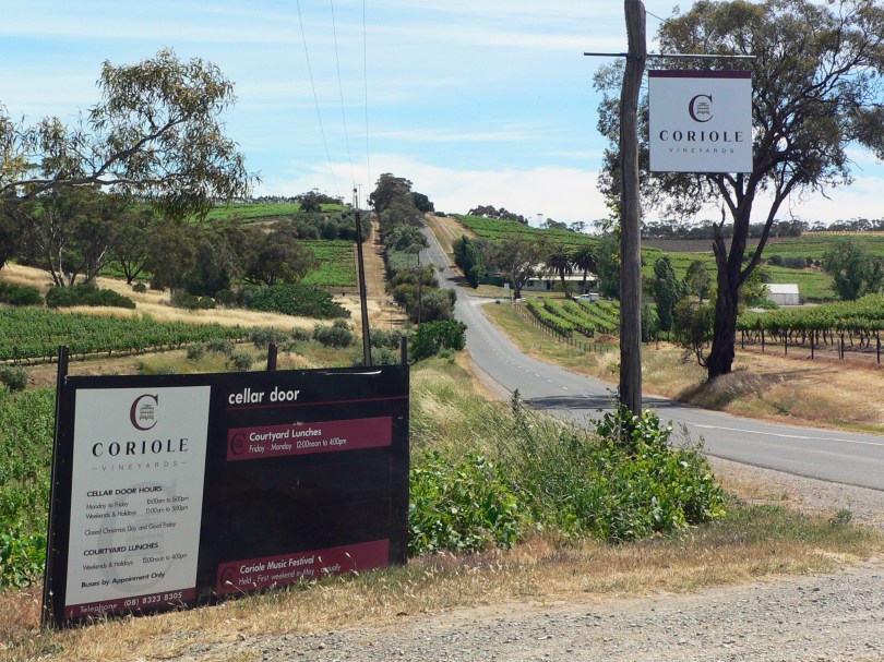 Coriole winery South Australia