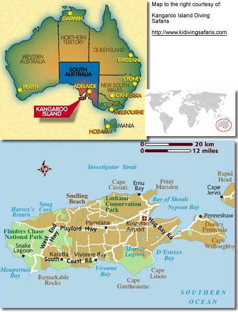 Kangaroo Island map
