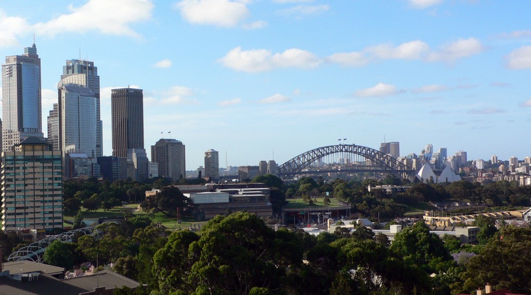 sydney view from my room