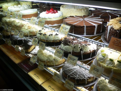 Cheesecake Factory, un altro posto da non perdere.