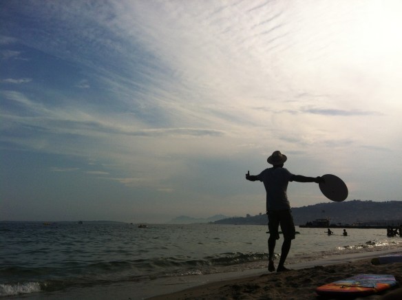 Sunset plage moorea Larry