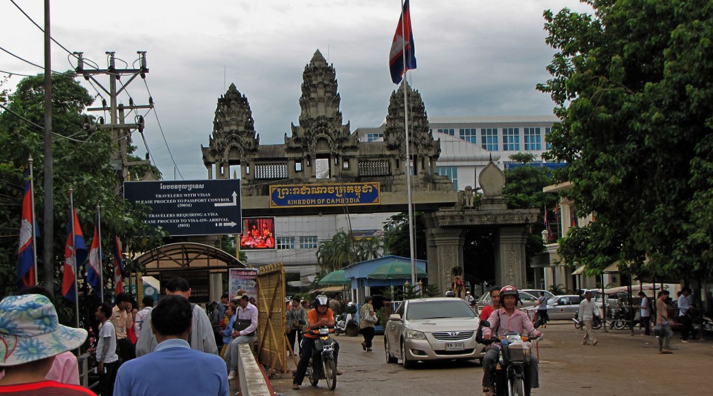 Poipet border Thailand Cambodia