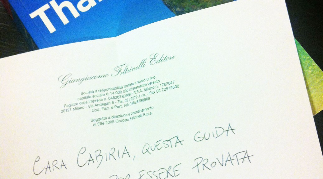 rough guide feltrinelli thailandia