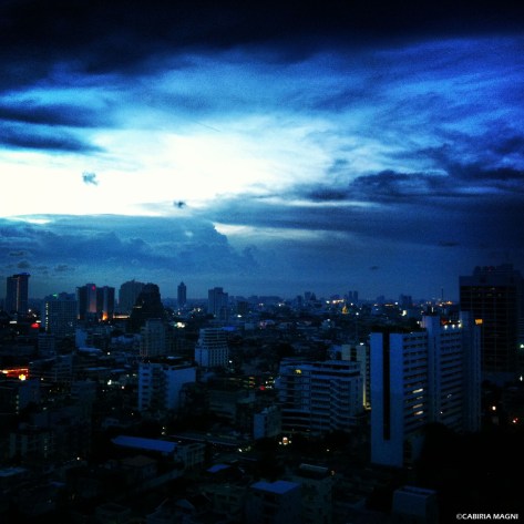Sunset in Bangkok (tks Andrea & Kevin!)