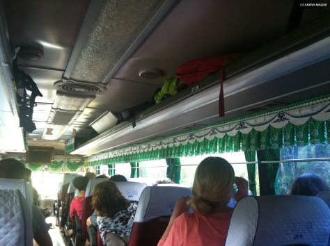 Inside the bus (the 1st one)