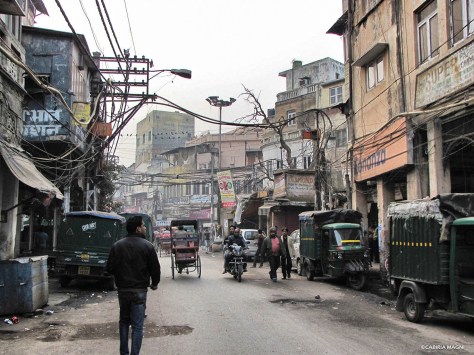 Walking around Delhi
