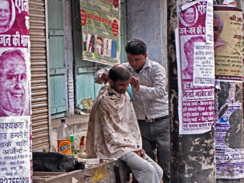 barber delhi street