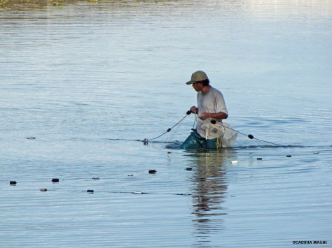 Fisherman in Candidasa Bali