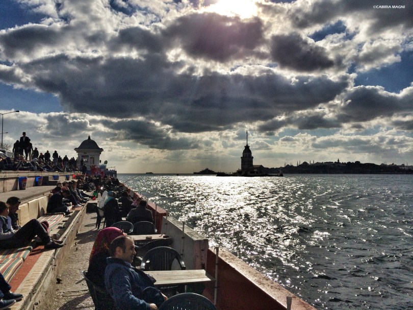 Il cay a Salacak, sulla sponda asiatica Cabiria Magni Istanbul