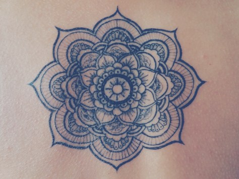 Mandala fiore di loto tattoo VSCOcam