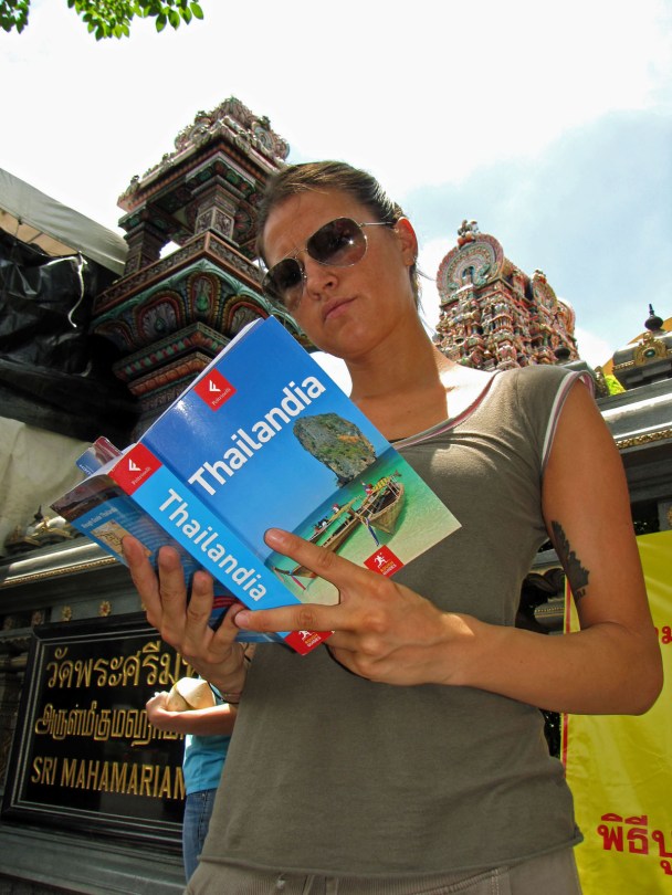 Fuori dal Wat Khaek Bangkok