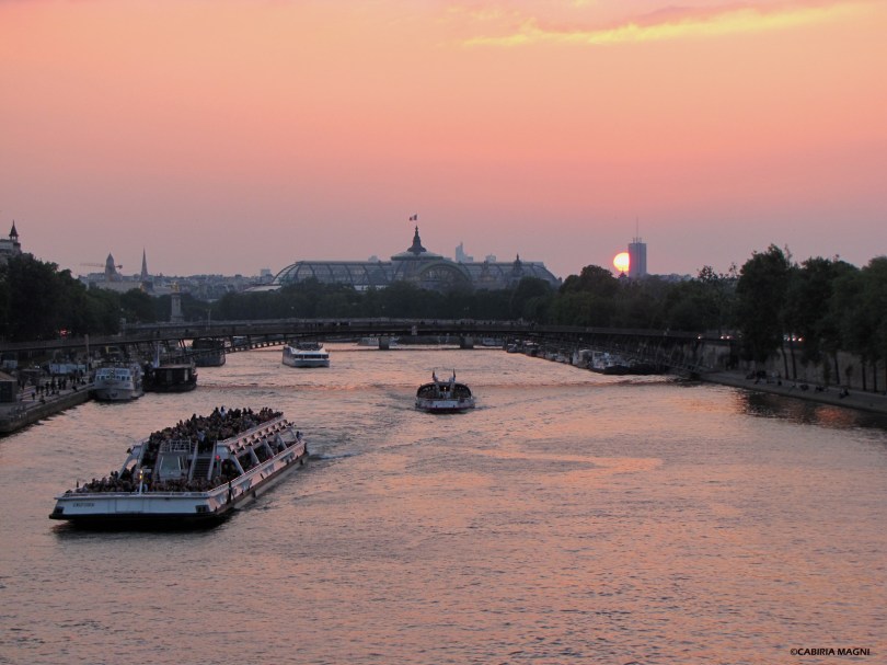 Tramonto sulla Senna