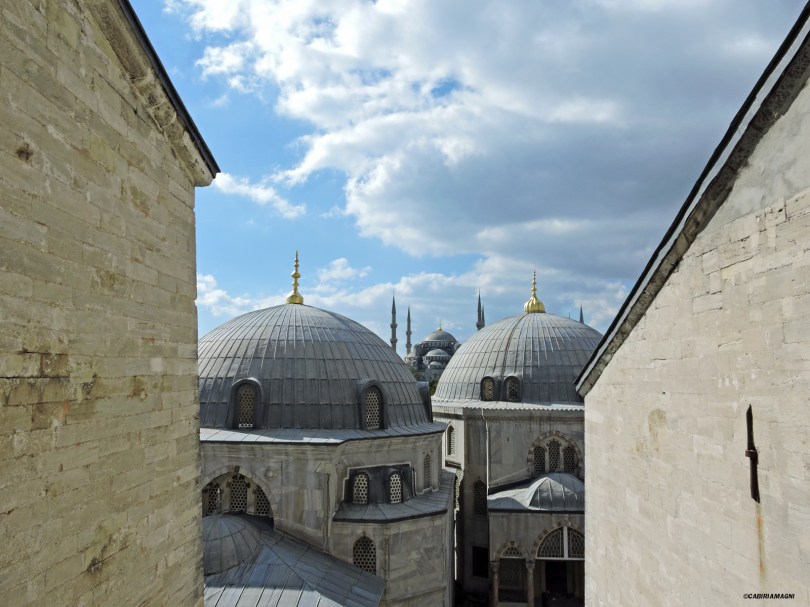 La moschea Blu vista da Hagia Sophia, Istanbul, Cabiria Magni