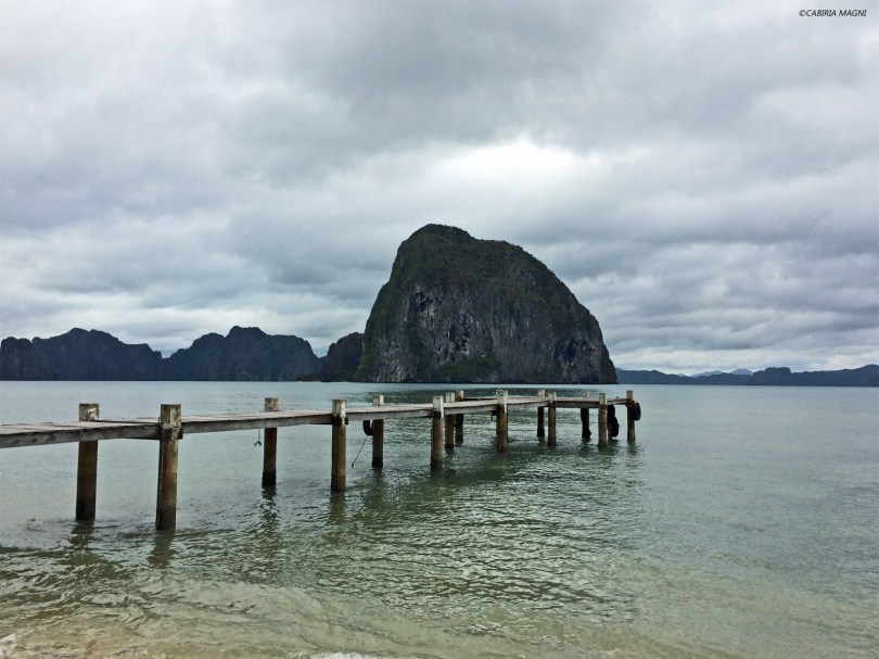 Las Cabañas, pontile. Filippine, Palawan