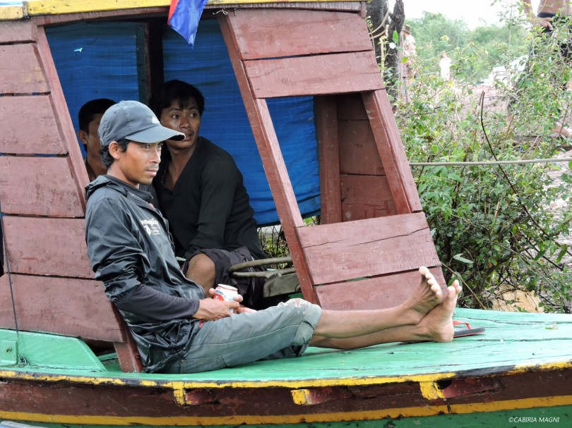 Kampong Phluk, boat, Cabiria Magni