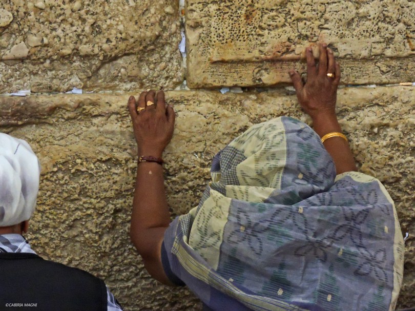 Fedeli al muro del pianto, Gerusalemme. Cabiria Magni, Israele