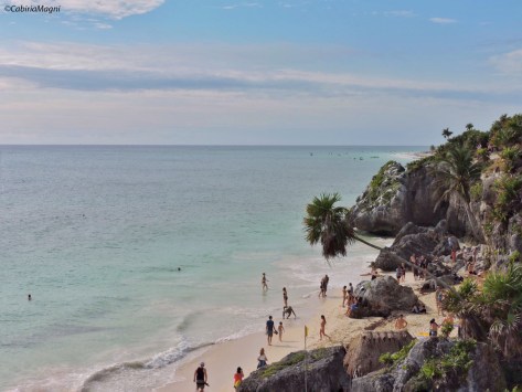 La spiaggia di Tulum. Cabiria Magni, Messico