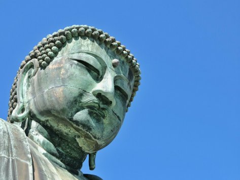 Kotoku-in Kamakura, il Daibutsu. Cabiria Magni, Buddha, Giappone