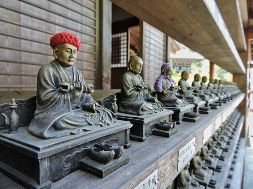 Statue Daisho-in temple, Miyajima, Japan