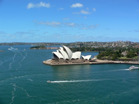 Sydney, vista sull'Opera House. Australia, Cabiria Magni