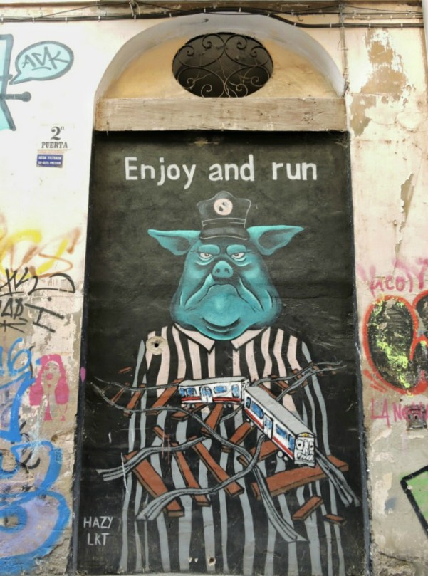 Barrio del Carmen, murales, Valencia, Cabiria Magni